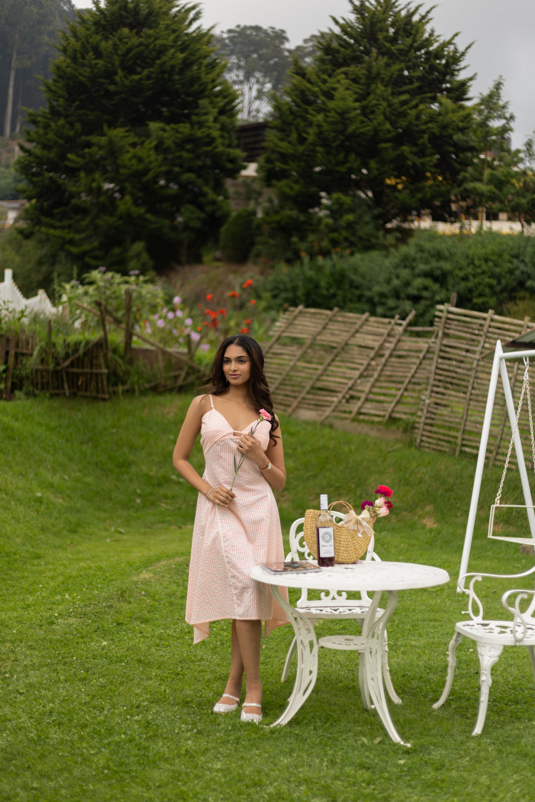 Peach Fizz Pastel Fit & Flare Dress