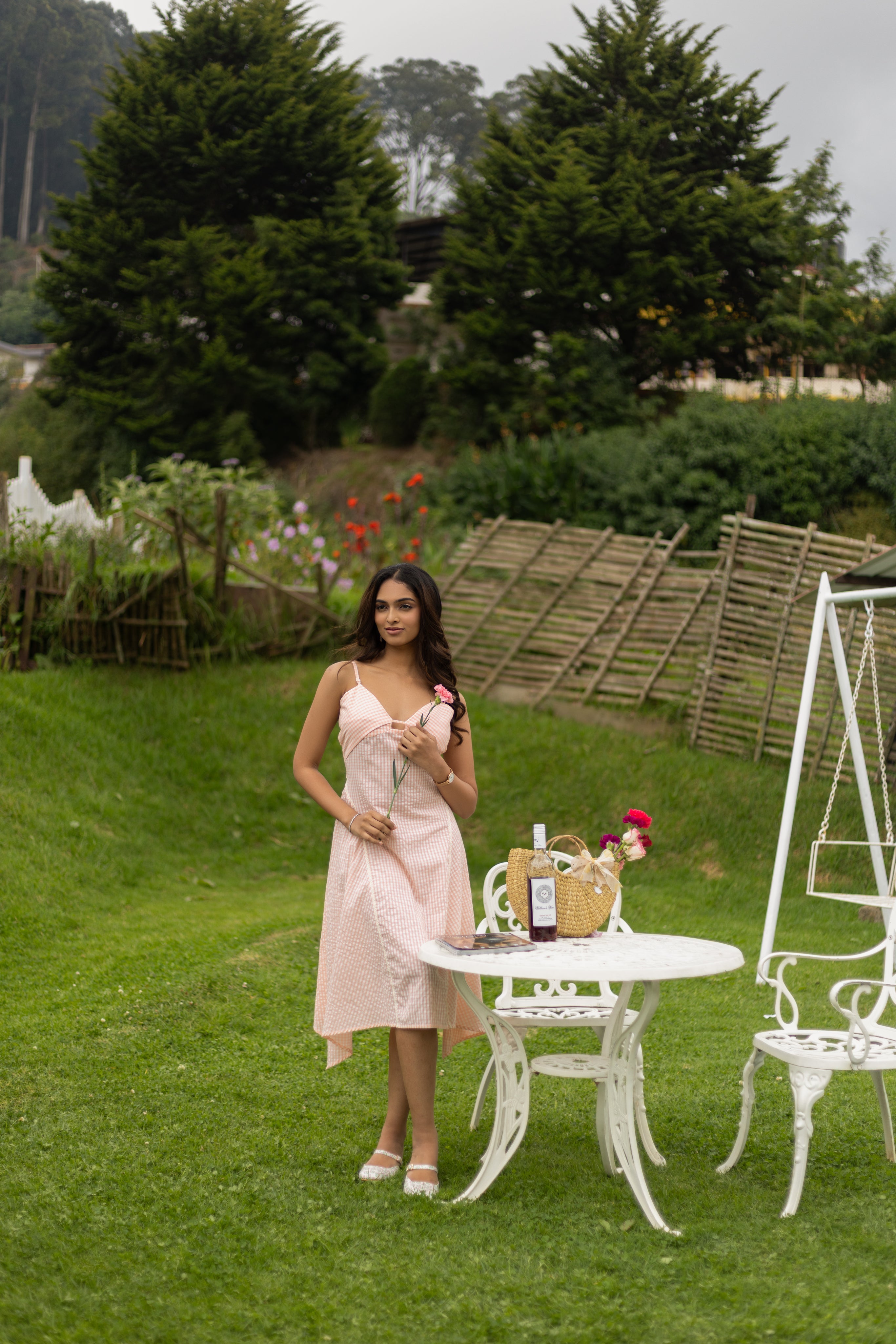 Peach Fizz Pastel Fit & Flare Dress