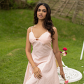 Peach Fizz Pastel Fit & Flare Dress